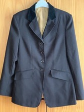 Brand New Black Equestrian Shire’s Classic 4 Button Show Jacket Size 14 Bust 36”