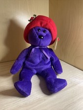 TY RUBY the BEAR (RED HAT SOCIETY) BEANIE BABY