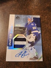 2021-22 SP Game Used - Andrei Vasilevskiy - Inked Sweaters Patch 10/15