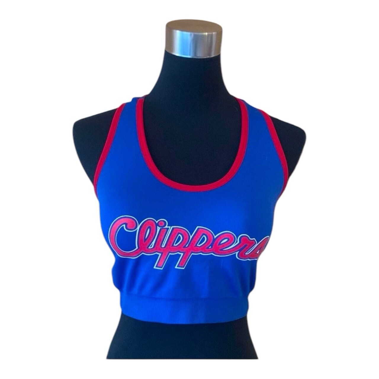 NEW NBA Brand Clippers Athletic Cropped Tank Top