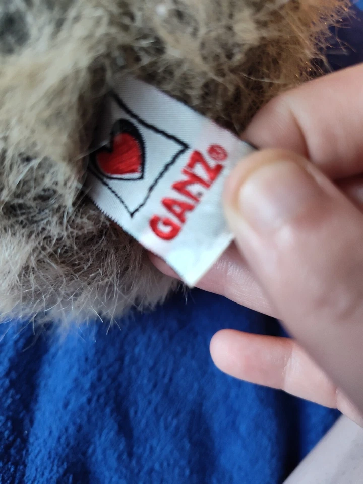 Ganz Webkinz Hedgehog Plush Stuffed Animal No Code Crazy Hair, Used.  - Image 3 of 4