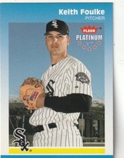 FREE SHIPPING-MINT-2002 Fleer Platinum Keith Foulke #208 WHITE SOX
