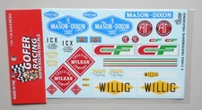 YESTERDAY TRUCKING 1:24 1:25 GOFER RACING DECALS CAR MODEL ACCESSORY 11052