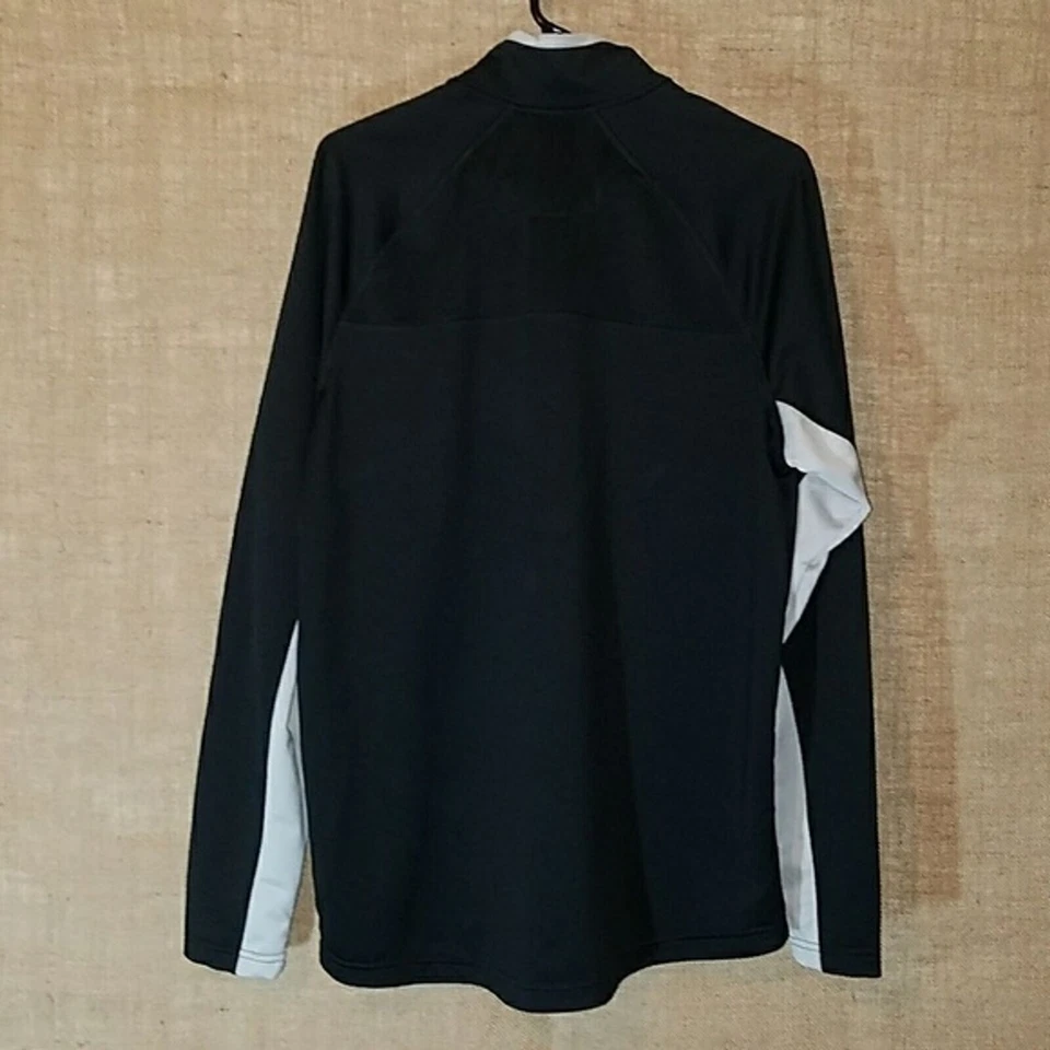 Fila Shirt Men's Black & Gray Long Sleeve Athletic Wear Size Medium - Image 4 of 4