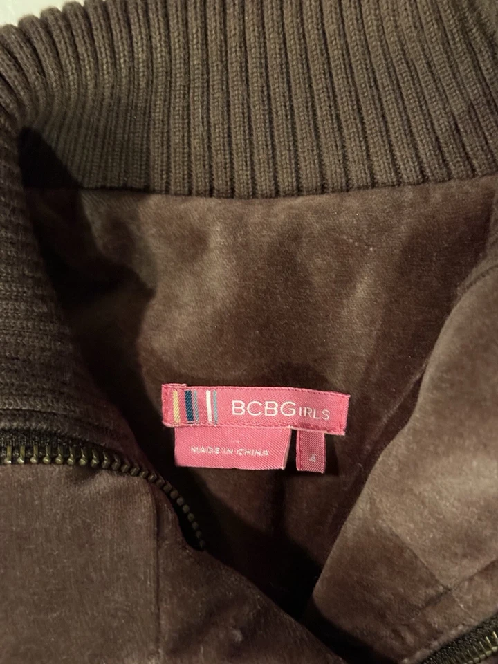 Vintage Y2K Bcbgirls Puffer Jacket Size 4 90s Brown Floral Quilted Women’s Xs-S - Image 3 of 3