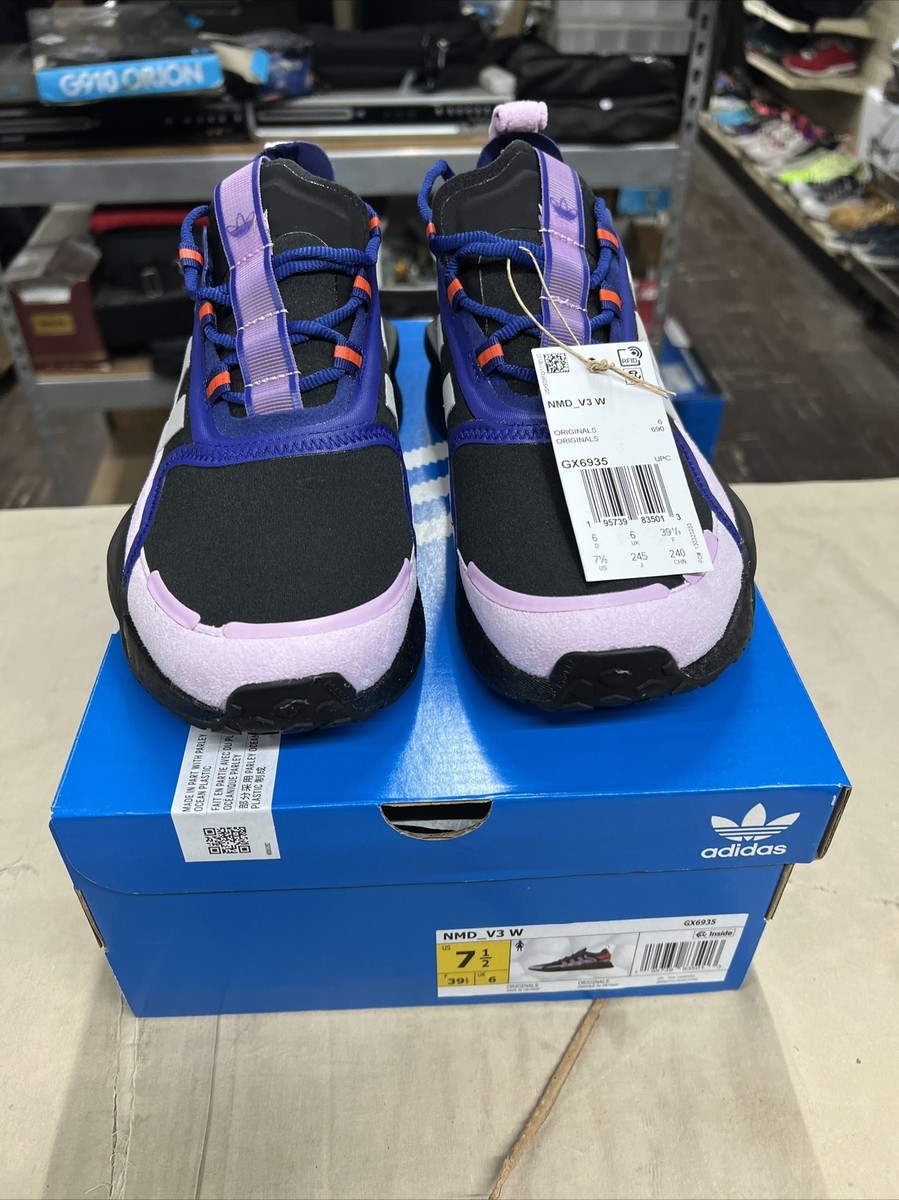 ミー Adidas NMD_V3 Women - Size 7.5 - Core Black Lilac - GX6935