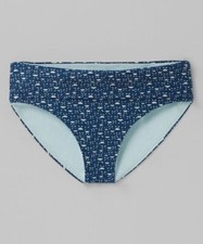 Prana Marta Swim Bikini Bottom Deep Indigo Cha Cha Blue Womens XL New MSRP 55