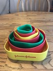 Vintage Johnson and Johnson Stack and Fit Puzzle Post Nesting Baby Toy 1980's — photo 1