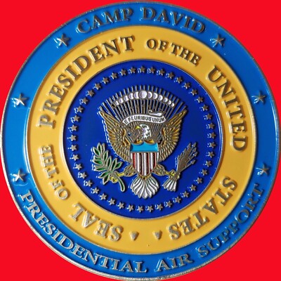 EASTERN AIR DEFENSE SECTOR CAMP DAVID PRESIDENTIAL CHALLENGE COIN. 2''  41