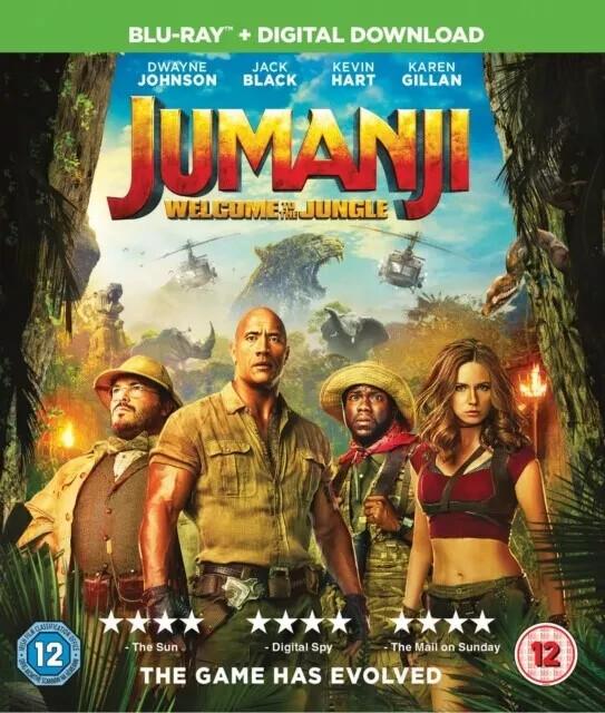 JUMANJI WELCOME TO THE JUNGLE -  Blu-ray