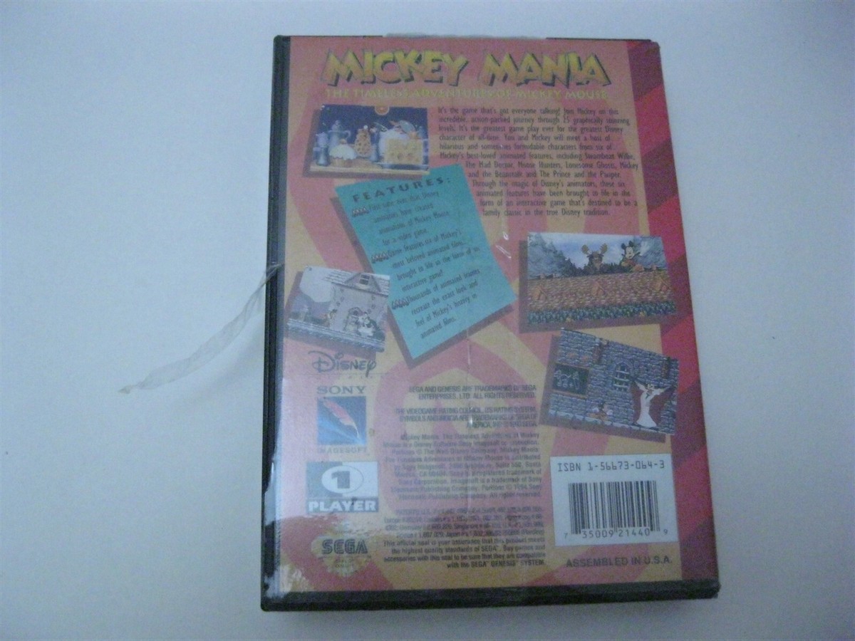Mickey Mania: The Timeless Adventures of Mickey Mouse (Sega