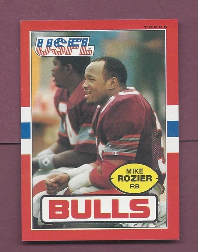 1985 TOPPS USFL #55 MIKE ROZIER BULLS .99 SHIPPING Q837