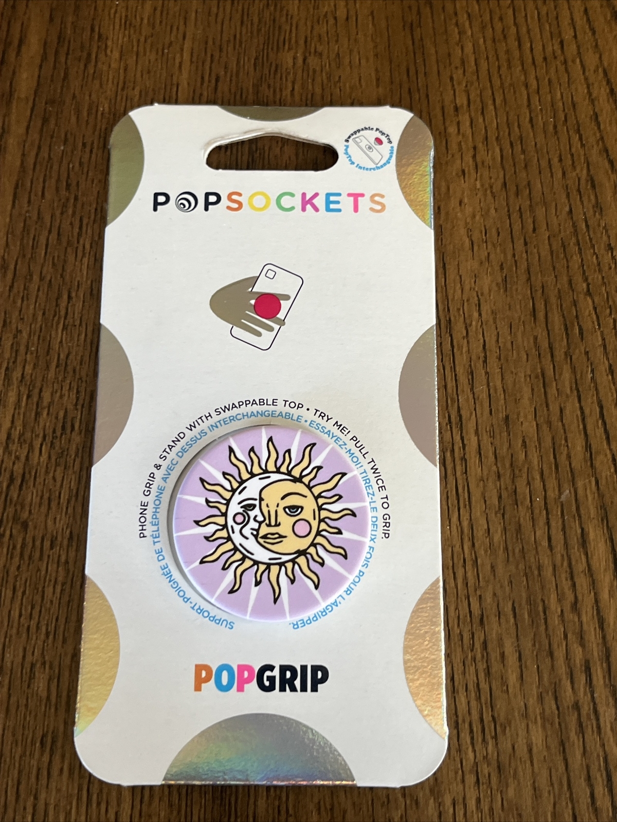 Celestial - PopSocket Phone Stand Grip Swap Top Sun Moon PopGrip-image