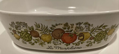 Corning Ware a-2-b 2 Quart La Marjolaine No Lid Spice Of Life Casserole Dish