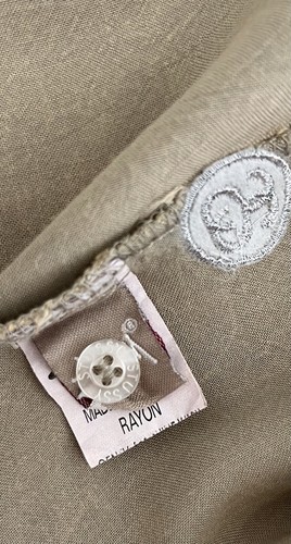 Women’s Stussy Shirt. Long sleeves, Khaki, Utility, Size 6. - Picture 12 of 14