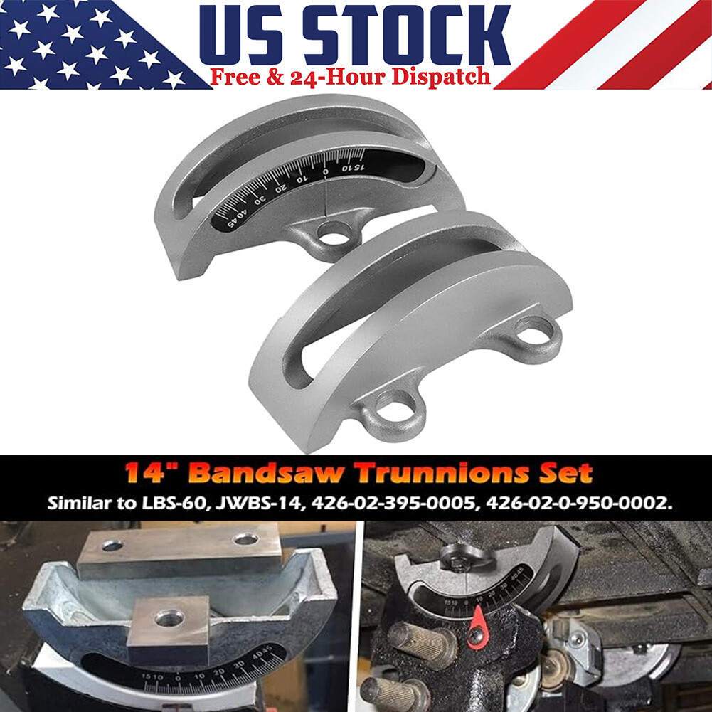 Trunnions Fit For Most 14-inch Wood Band Saws With Degree Scale