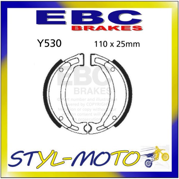 Y530 Rachen Hinten EBC Yamaha CS 50 Jog R 2006-2015-image