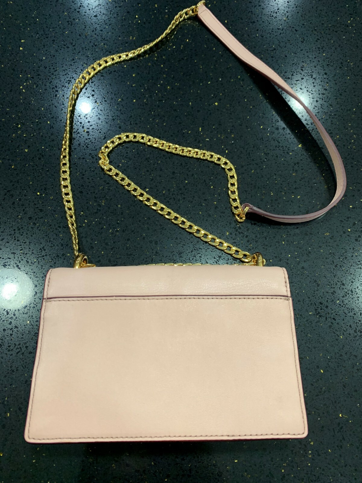 Marc Jacobs Double Take Leather Logo Crossbody Bag Gem
