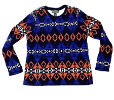 Lauren Active Ralph Lauren Aztec Print  Women’s  Top Size 2XL Blue Black Red NWT