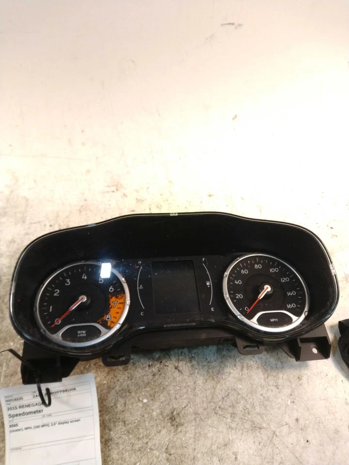 Б/у спидометр датчик подходит: 2015 Jeep Renegade кластер тахометр MPH 160 MPH 3 - Изображение 2 из 4