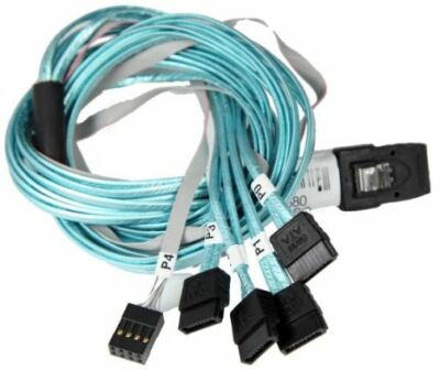 Supermicro SAS SATA Kabel IPASS to SATA Cross-over 70cm SFF8087 CBL-0294L