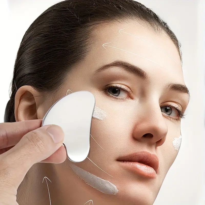 Stainless Steel Gua Sha Facial Tools Face Metal Tighten Skin Lymph