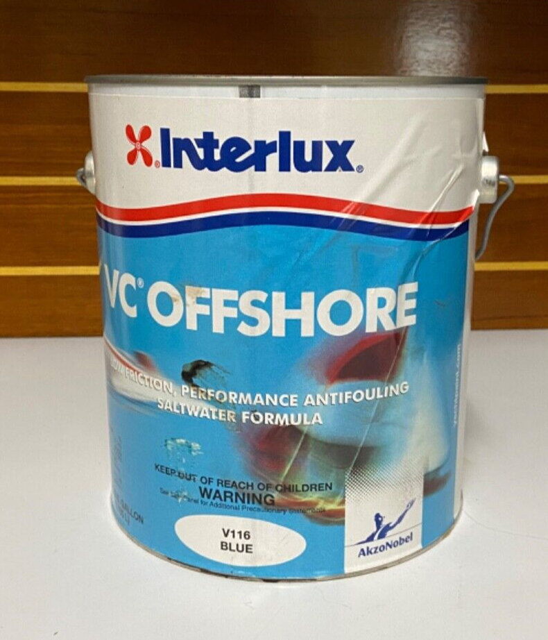 Interlux VC Offshore Antifouling Bottom Paint Gallon V116 Blue PICK