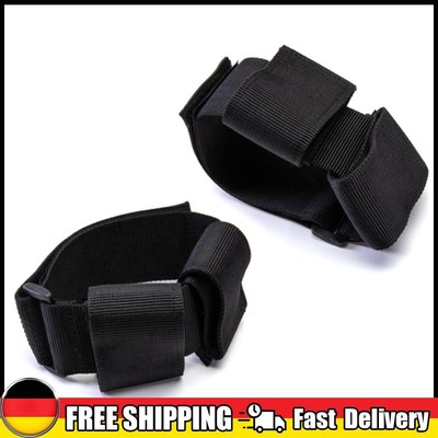 2Pcs Hantel Knöchel Strap Tib Bar Fuß Strap für Frauen und Männer (Schwarz)