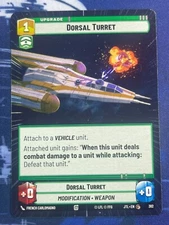 Star Wars Unlimited - Dorsal Turret Hyperspace 382