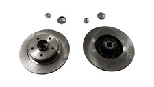 LOT 2 DISQUES DE FREIN ARRIERE POUR RENAULT MEGANE 2 SCENIC 2