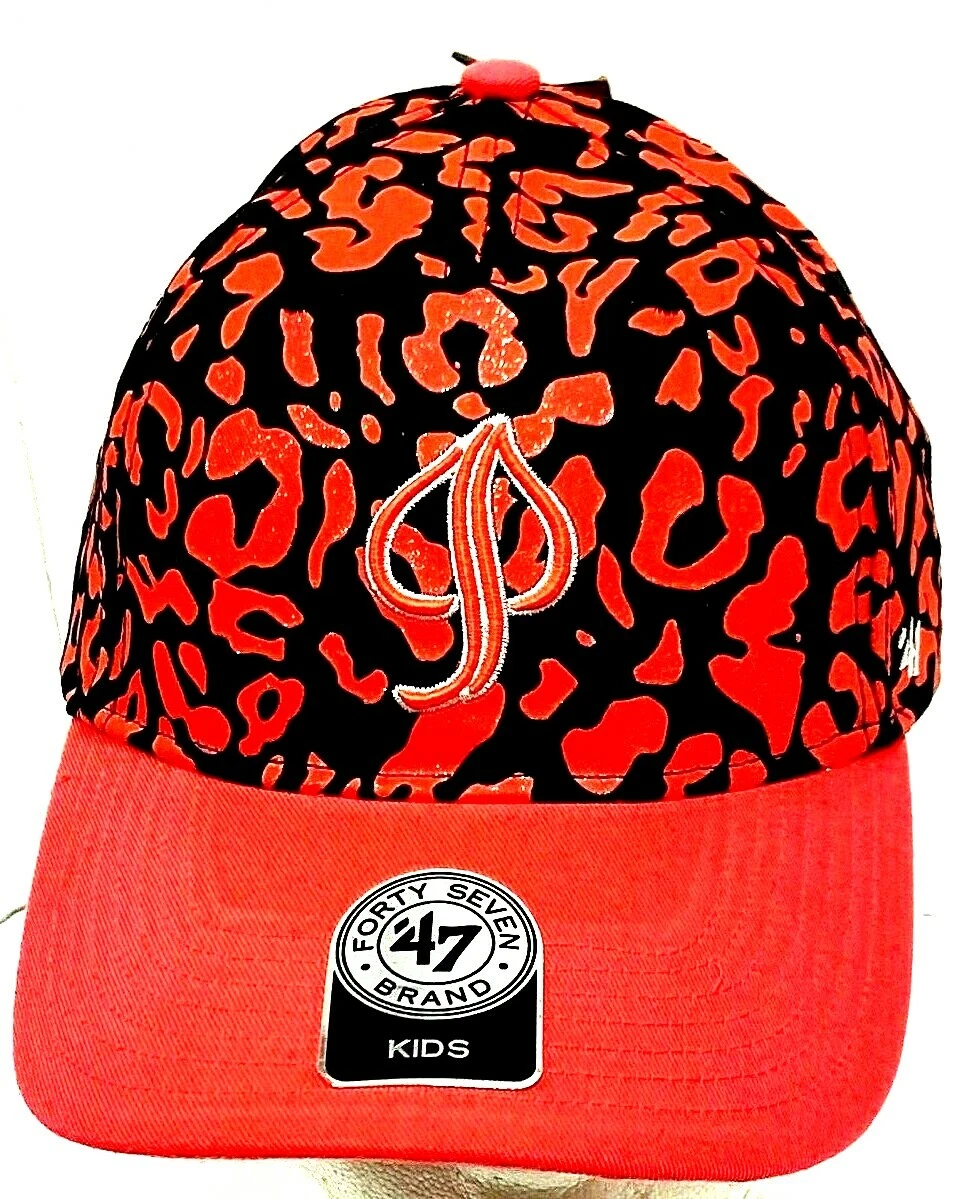 Adjustable Cap 47 Brand Kids Sparkle Hat Cap Youth NWT Leopard