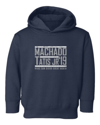 Fernando Tatis Jr Manny Machado San Diego Padres 2019 Toddler Hooded Sweatshirt