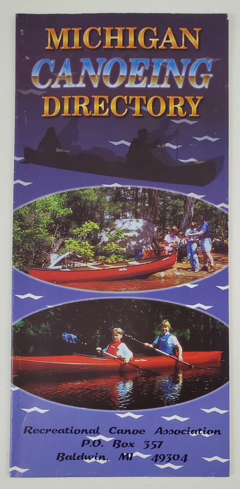 1997 Michigan Recreational Canoeing Guide Trips MI Vintage Travel ...