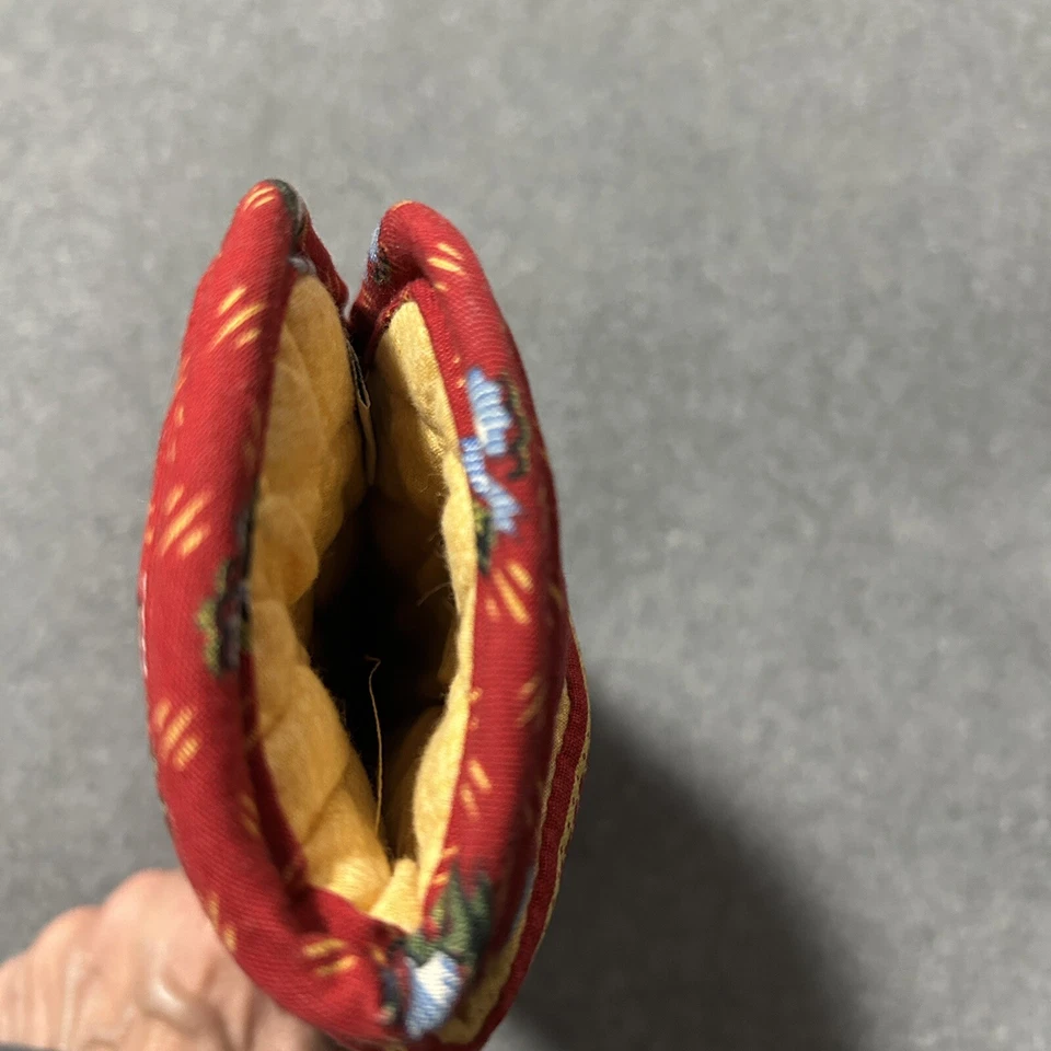 Estuche Doble Gafas Vera Bradley Provincial Rojo Vintage Floral Foto 3 de 4