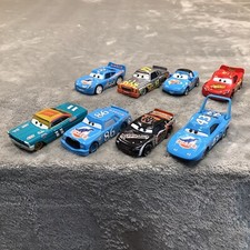 Disney Pixar Cars - Lot of 8 Vehicles McQueen Hicks Dinoco 95 43 86 28 11 17