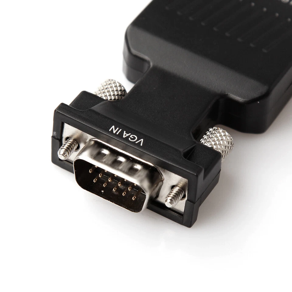 VGA zu HDMI Adapter HD 1080P Audio Video Converter USB Videokabel für PC Laptop - Bild 4 von 4