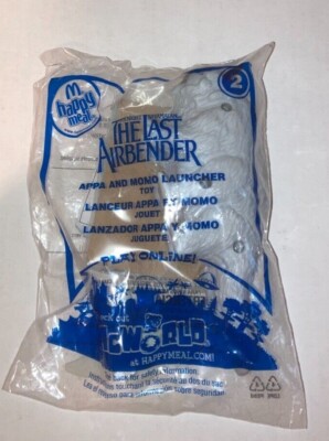2010 THE LAST AIRBENDER MCDONALDS HAPPY MEAL TOY - APPA & MONO LAUNCHER #2