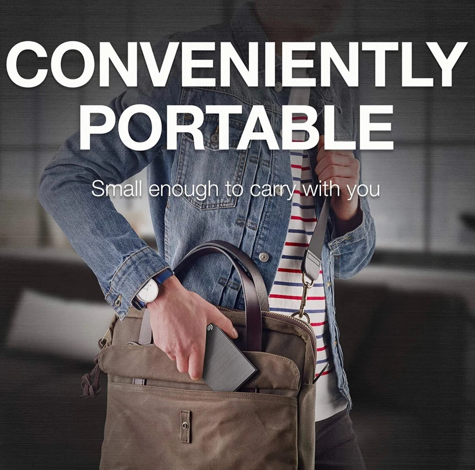 Seagate One Touch 1TB Grey Portable External Hard Drive2.5" USB3.0 FAST DELIVERY - Image 3 of 4