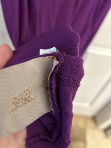 NWT Daisy Fuentes Purple Sleeveless Midi Dashing Dress Size Med Retail $50! - Picture 7 of 8