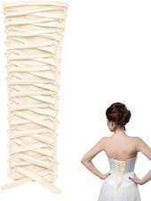 Corset Kit Dress Zipper Replacement, Adjustable Fit Satin Corset Back Kit Weddin