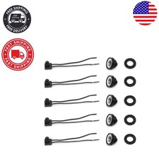 5 Waterproof Push-Button Switches for 12V Vehicles - Auto and DIY Solutions