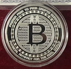2021  Bitcoin Guardian  .999 1 oz silver round with COA Limited Edition #2803