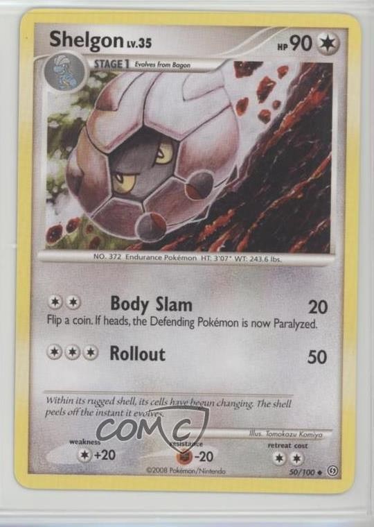 Shelgon Pokémon Diamond & Pearl Stormfront #50 2008