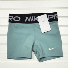 NWT Nike Pro Girls Dri-Fit 3" Compression Shorts Size S Cannon