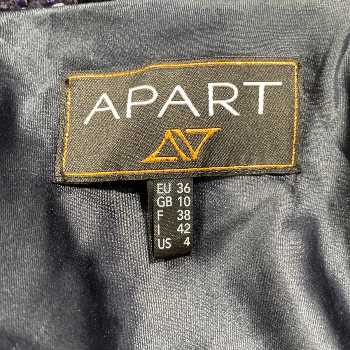 Apart, Mantel, Damen, Größe: 36, Rot/Blau/Weiß/Mehrfarbig, Polyester/Wolle #bj3