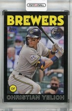 2021 Topps Update Christian Yelich 1986 Baseball 35th Anniversary /299