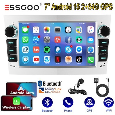 Autoradio Für Opel Astra G H Corsa C D Zafira B GPS Navi Android15 2+64G Carplay