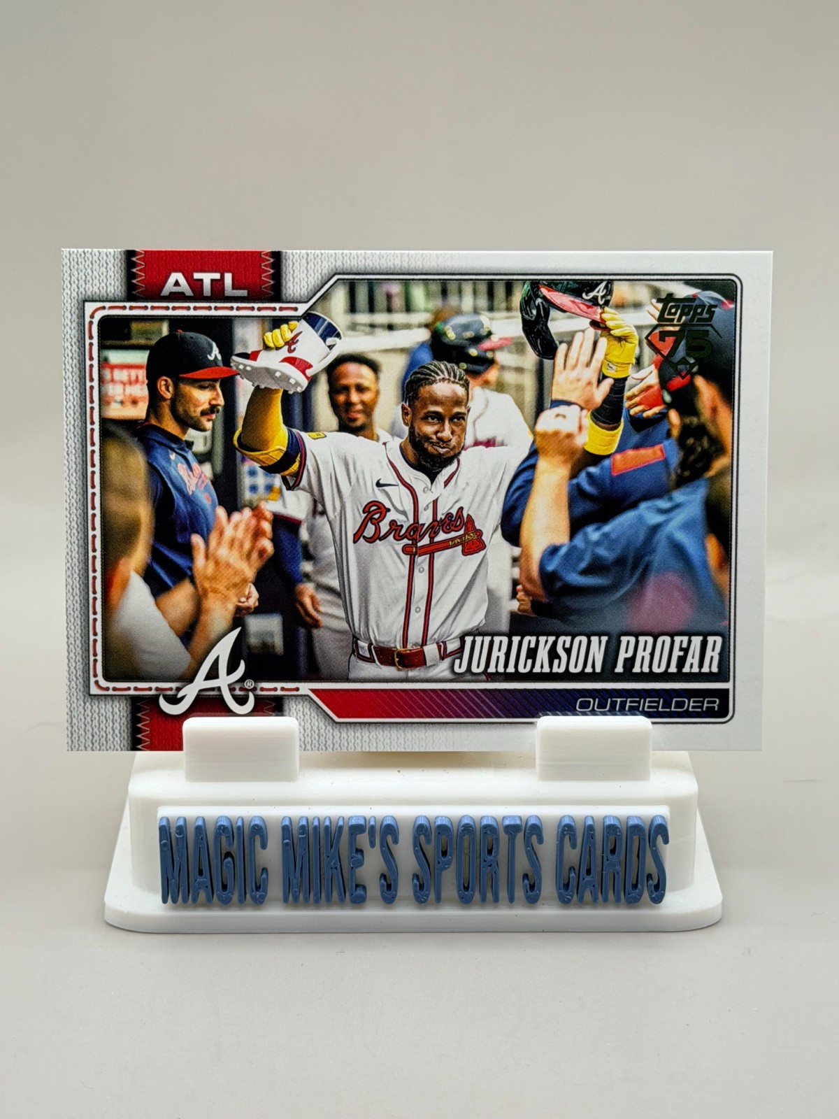 Jurickson Profar 2026 Topps Series 1 #91 Golden Mirror SP Atlanta Braves