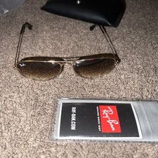 Ray-Ban Sunglasses RB3362 COCKPIT 001/51 Arista Gold with Brown Gradient 56 mm