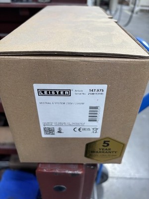 Leister Mistral 6 System Hot Air Blower 230V 2300W Industrial Heater